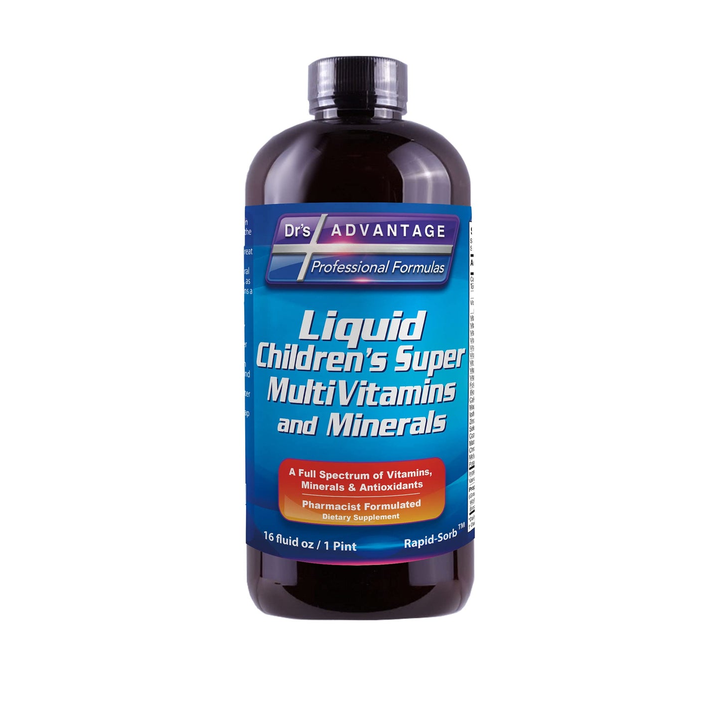 Dr's Advantage DA862 Liquid Children's Multivitamin and Minerals - 16 oz