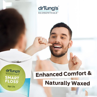 DrTung's Smart Floss – Natural Expanding Cardamom Floss, BPA & PFAS Free (Pack of 3)