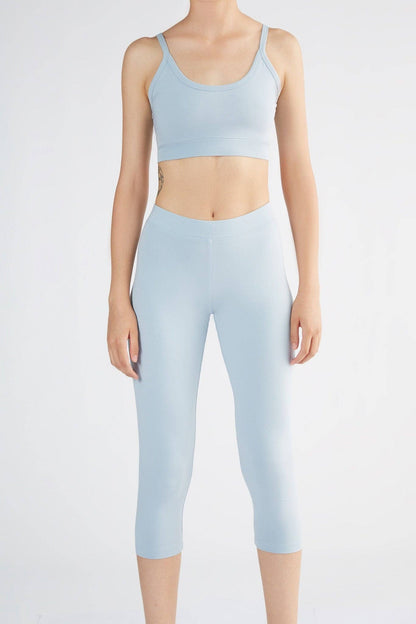 Organic Stretch 7/8 Leggings: Womens