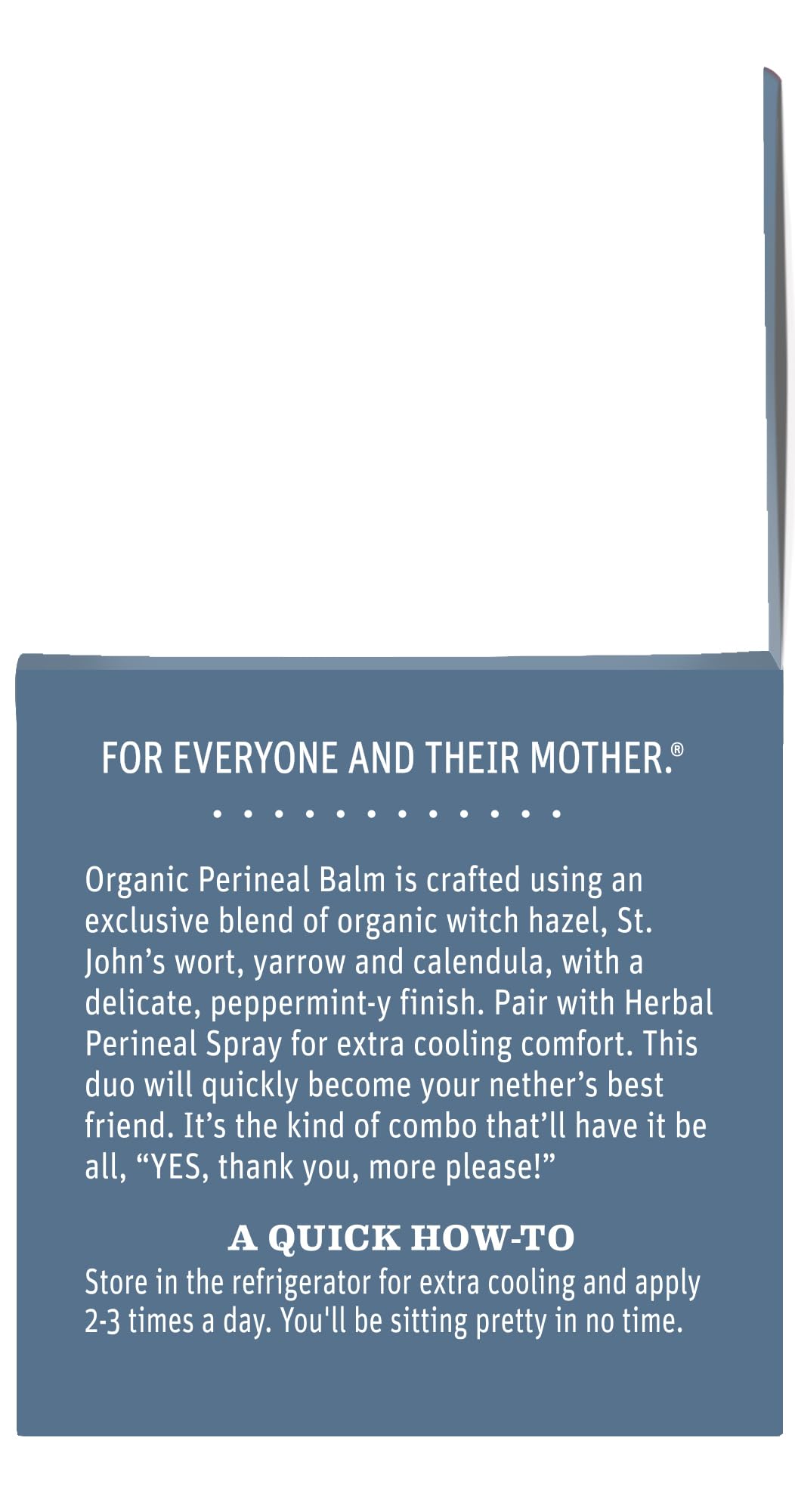 Earth Mama Organic Perineal Balm | Cooling Herbal Salve for Pregnancy & Postpartum, No Benzocaine or Butane, 2 oz (3-Pack)