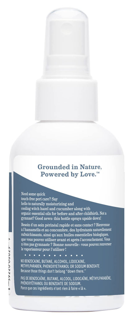 Earth Mama Herbal Perineal Spray – Pregnancy & Postpartum Cooling, Witch Hazel, 4 fl oz (2-pack)
