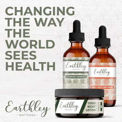 Earthley Wellness Nourish Me Naturally - Liquid Herbal Multivitamin for Whole Family Wellness | Bioavailable Plant-Based Nutrition
