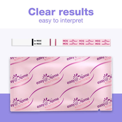 Easy@Home Pregnancy Test Strips 50 Pack – HCG Early Detection | EZW1-S:50