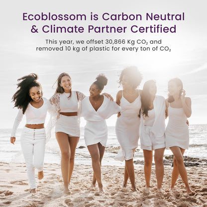 EcoBlossom Reusable Menstrual Cup Set - Medical-Grade Silicone, 12-Hour Comfort (2 Large Cups)