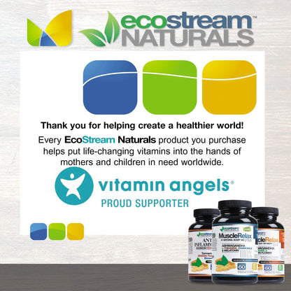 Ecostream Naturals Wild-Caught Omega-3 2,900 mg – Pack of 2 with DPA/EPA/DHA (Enteric-Coated, No Fishy Taste)