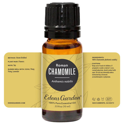 Edens Garden Chamomile Roman Essential Oil 10 ml – 100% Pure Premium Grade for Aromatherapy & Diffusers