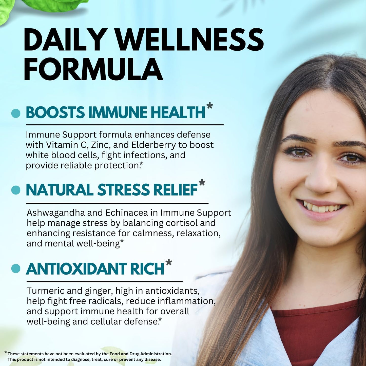 Elderberry Immune Support 8-in-1 Formula – 60 Capsules with Vitamin C, D, Zinc & Echinacea