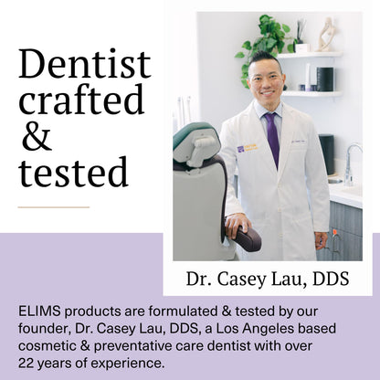 ELIMS Travel Size Nano Hydroxyapatite Toothpaste Fluoride Free 1oz – Whitening for Sensitive Teeth