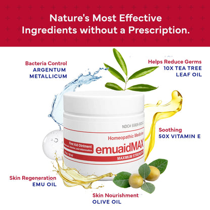 emuaid EMUAIDMAX Ointment - Maximum-Strength Itchy Skin Relief (0.5oz)