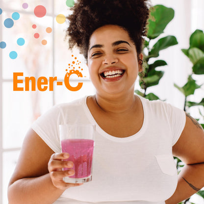 Ener-C Raspberry Multivitamin Drink Mix — Vitamin C 1000mg, Electrolytes, Immune Support | 30 Count | Vegan, Non-GMO, Gluten Free