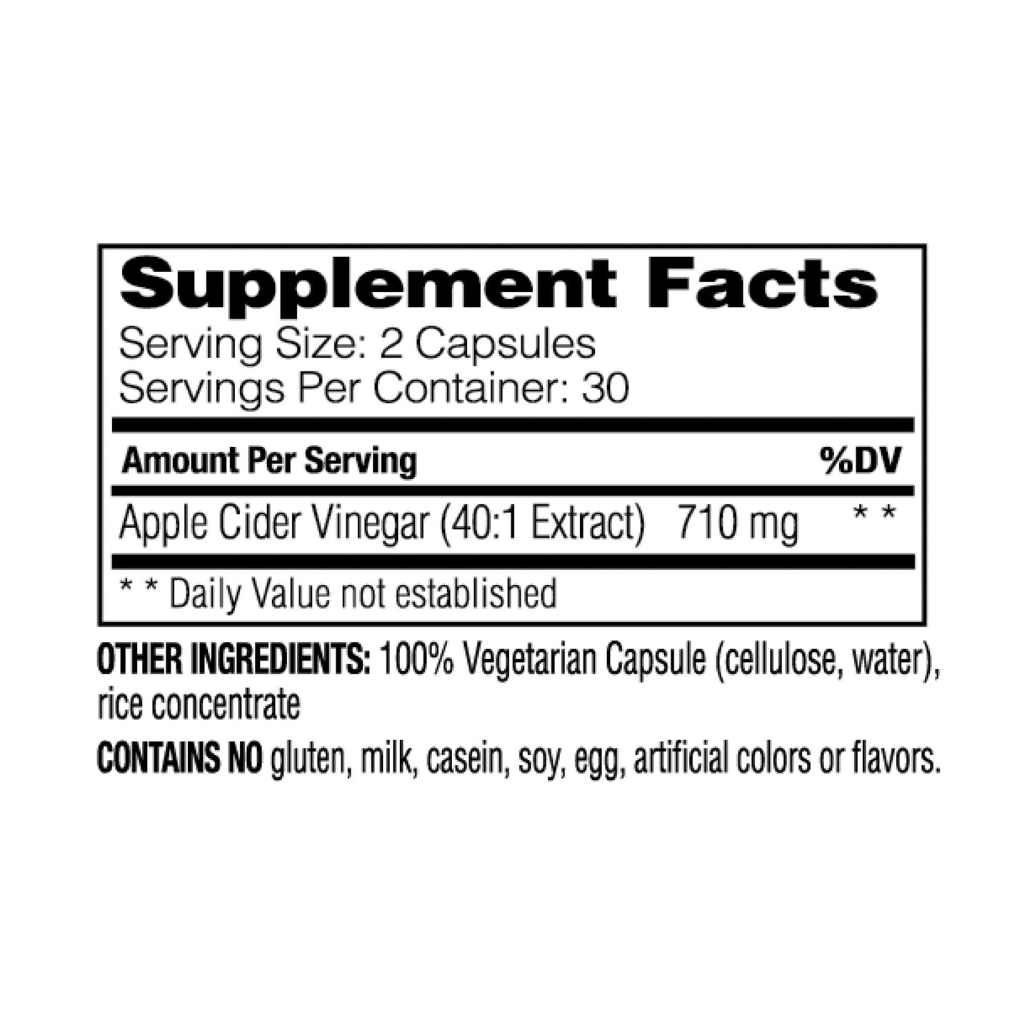 Enzymedica Apple Cider Vinegar - Weight & Digestive Support, 60 Count