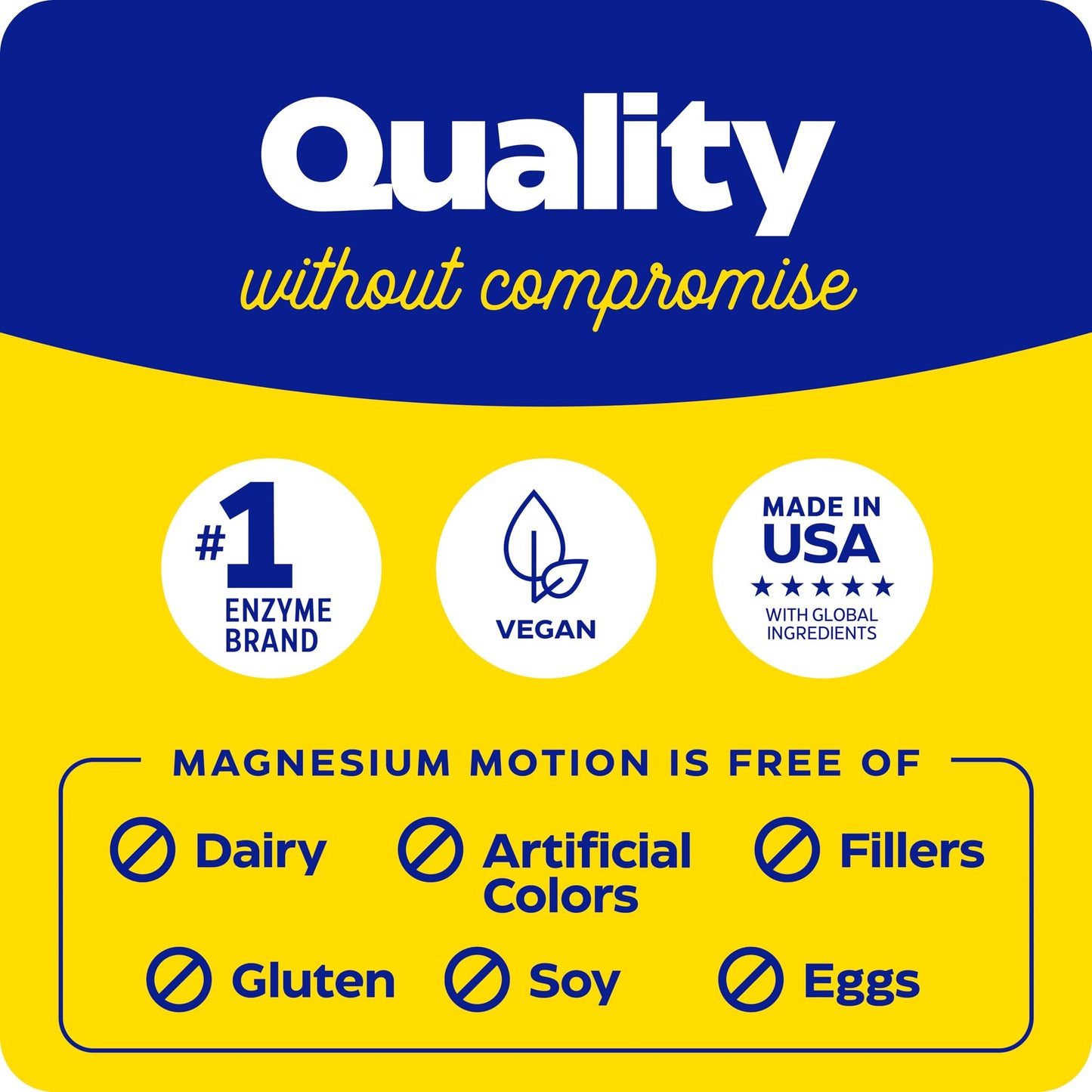 Enzymedica Magnesium Motion – 60 Count (Pack of 2) with 3 Forms: ATA Mg, Glycinate, Malate