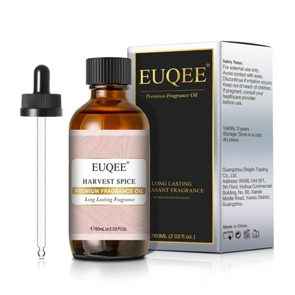 EUQEE Harvest Spice Fragrance Oil - Premium Fragrance Oils for Soap, Candles, Diffusers & DIY Bath Bombs (2.02 fl oz / 60 ml)