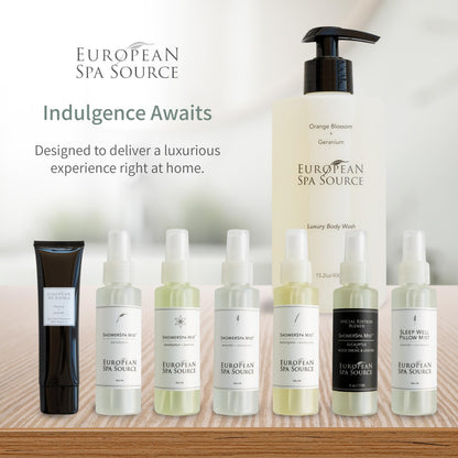 European Spa Source Special Edition – Eucalyptus, Wood Smoke & Leather Shower Spa Mist
