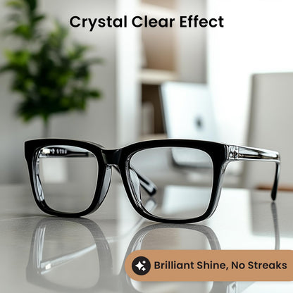 EVEO Eyeglass Cleaner Spray - No Streaks Technology, 3-Pack with Microfiber Cloth
