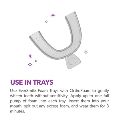 EverSmile OrthoFoam Braces Cleaner – Brushable Foam (50ml, 4 Pack)