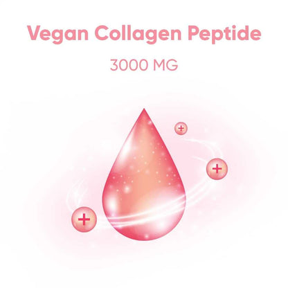 EVERYDAZE Essential Collagen Jelly Stick – Peach, Vegan Peptide, 10-Pack