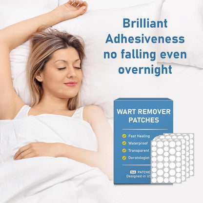 FEDOLOY Wart Remover Patches – Waterproof Hydrocolloid Skin Care Stickers for All Skin Types