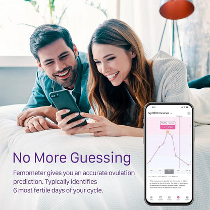 Femometer IVY103 Digital Ovulation Test Kit with App Sync – 10 LH Tests