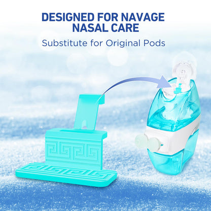 FireAnt 100 Saline Packets + 12 Reusable Navage Pods for Nasal Care