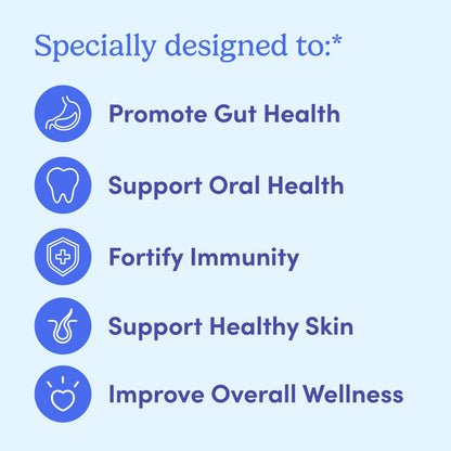 First Day 3-in-1 Probiotics for Men – Digestive, Immune & Dental Health (30-Day)