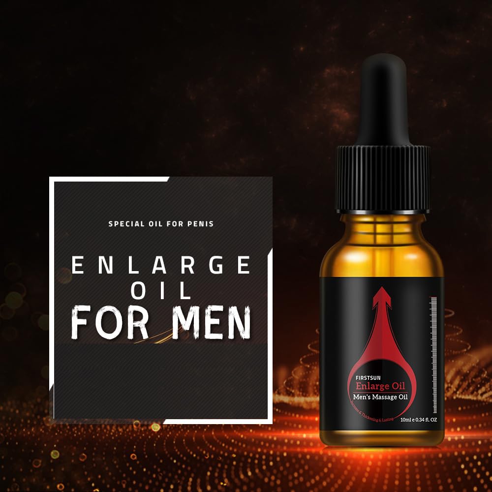 FirstSun Enlarge and Thickening Oil – Men’s Energy Massage Essential Oil (2 Packs)