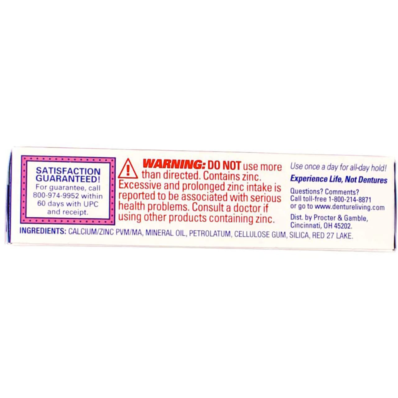Fixodent Denture Adhesives Cream Original 0.75 oz – Pack of 6