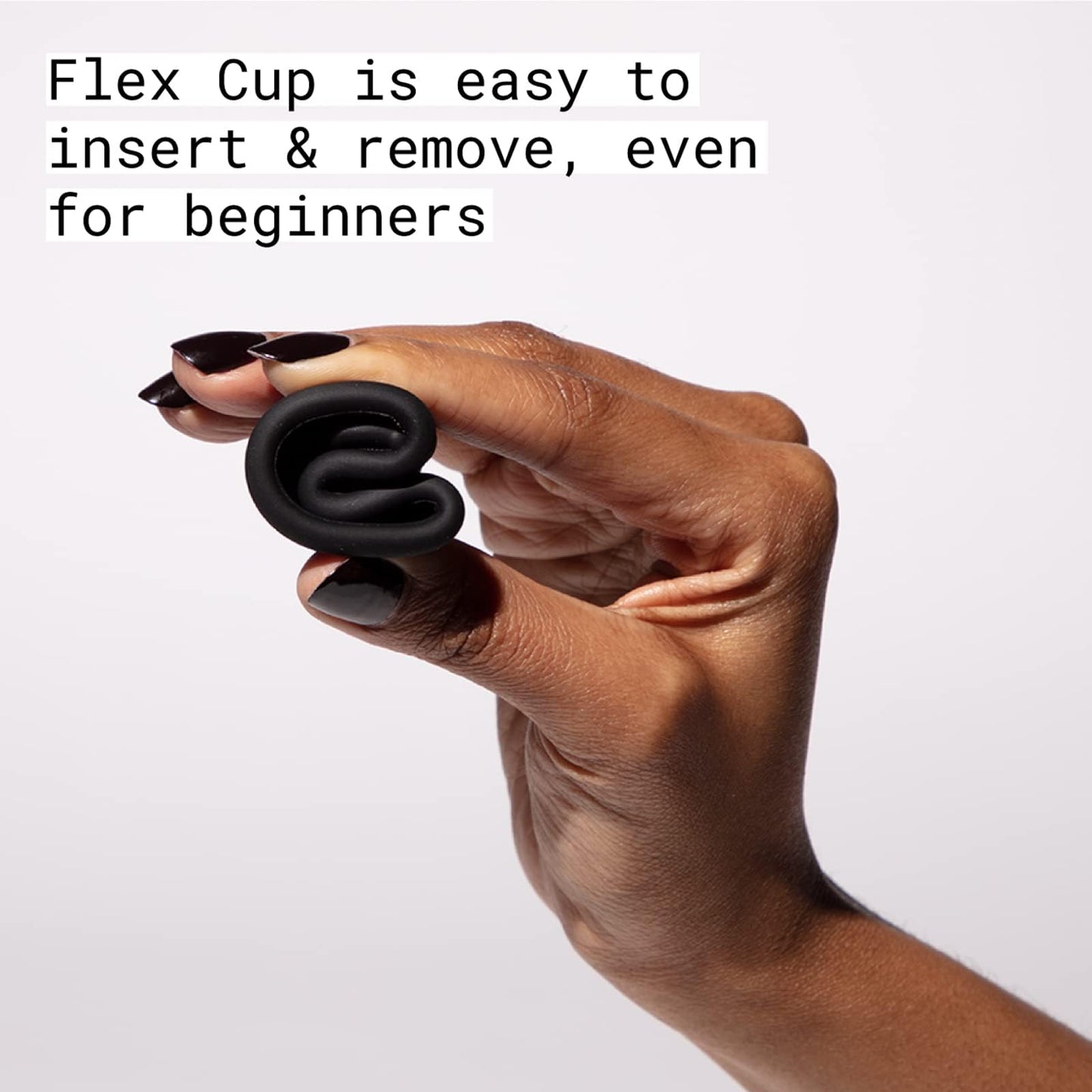 FLEX Flex Cup Starter Kit (Full Fit Size 02) | Reusable Menstrual Cup + 2 Free Discs | Pull-Tab Removal