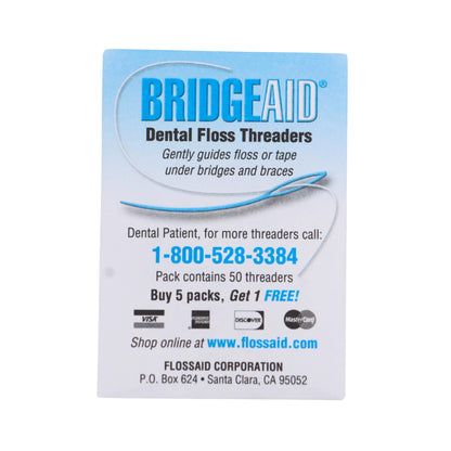 Floss Aid TDPS Bridge Aid Dental Floss Threader Pack of 1000