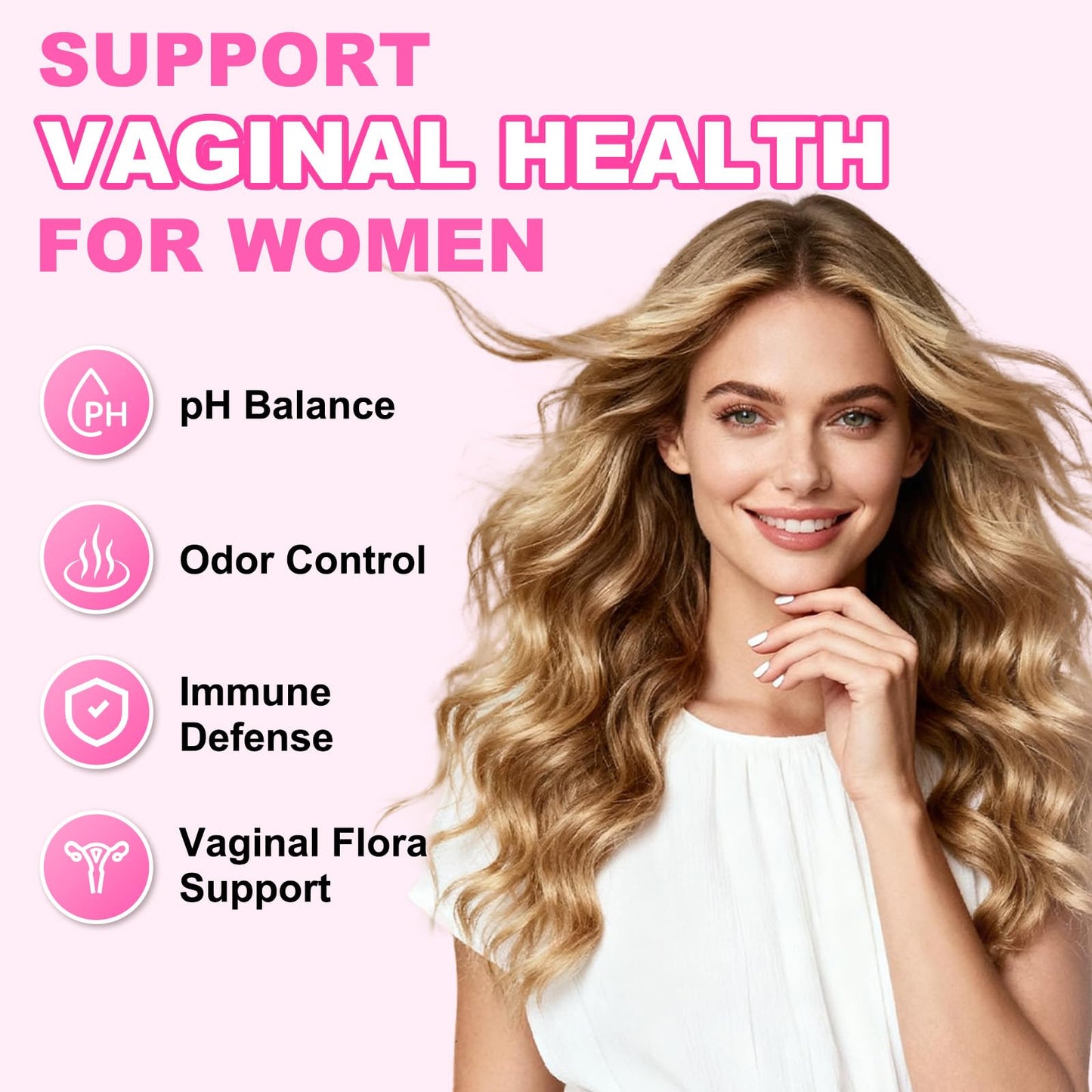 Flyrocer 2 Pack Feminine Balance Gummies — PH Balance, Gut Health & Immunity | Pineapple 120 Count