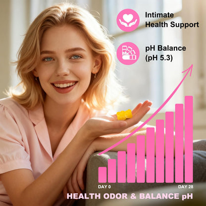 Flyrocer 2 Pack Feminine Balance Gummies — PH Balance, Gut Health & Immunity | Pineapple 120 Count
