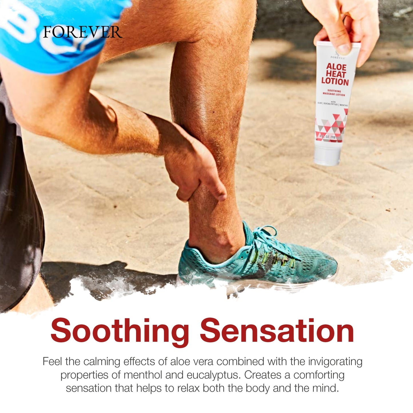 Forever Living Aloe Heat Lotion with Menthol & Eucalyptus - Comfort & Skin Nourishment - Vegan-Friendly, 4 oz