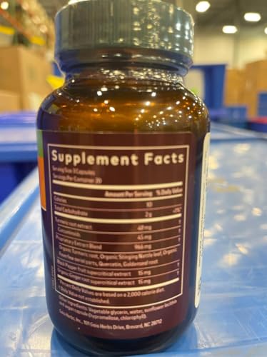 Gaia Herbs Turmeric Supreme Sinus Support - Sinus Relief & Healthy Response* | Curcumin + Black Pepper | 60 Vegan Liquid Phyto-Caps