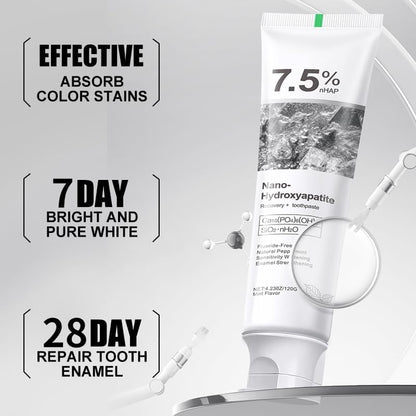 GEELIKE Nano Hydroxyapatite Toothpaste 7.5% nHAP – Enamel Strengthening, Fluoride-Free