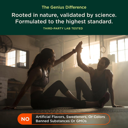 The Genius Brand Genius Consciousness – All-in-One Brain Health Supplement for Clarity, Focus & Creativity | Snow Cone | 15 Servings