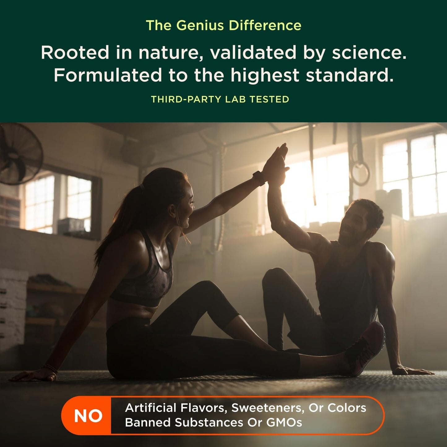 Genius Heart - Daily Heart Support Supplement | Vegan, Non-GMO, Gluten-Free | 60 Veggie Pills