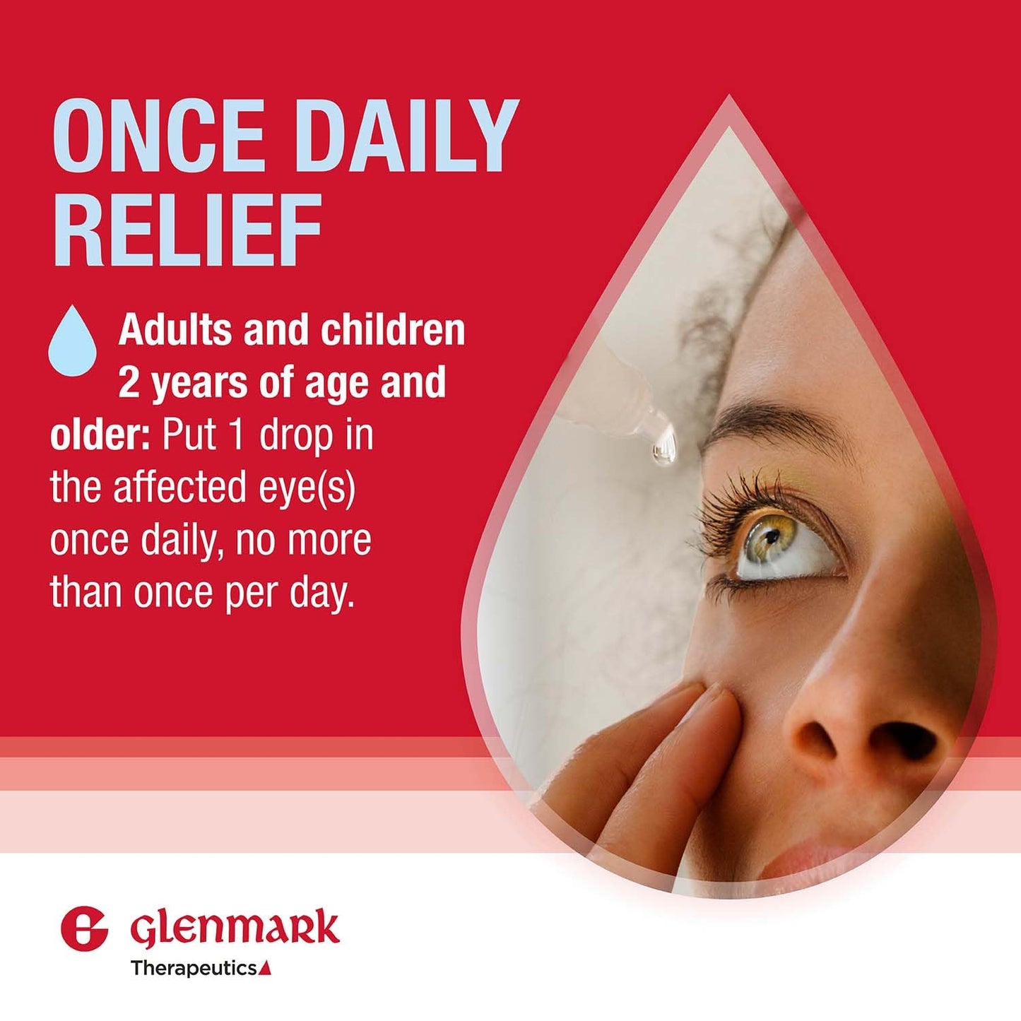 Glenmark Therapeutics Olopatadine Eye Drops 0.2% | Fast Allergy Relief for Itchy Eyes