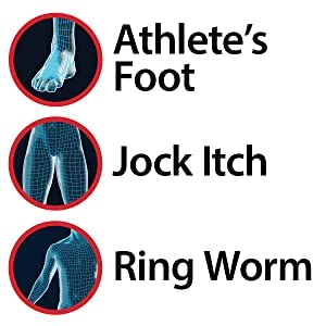 Globe Miconazole 2% Antifungal Cream (6 Pack) – For Athlete’s Foot, Jock Itch & Ringworm