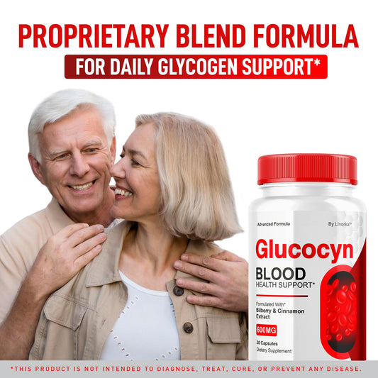 (2 Pack) Glucocyn Capsules – Glycogen Support, Official Glucocyn Supplement, 60 Capsules