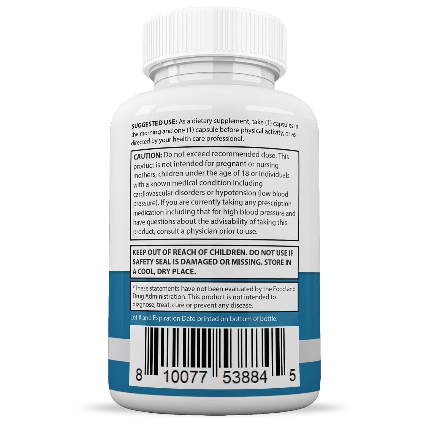 Justified Laboratories Glucotrust Max 1295MG Formula – 60 Capsules
