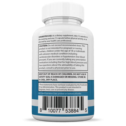 Justified Laboratories Glucotrust Max 1295MG Formula – 60 Capsules