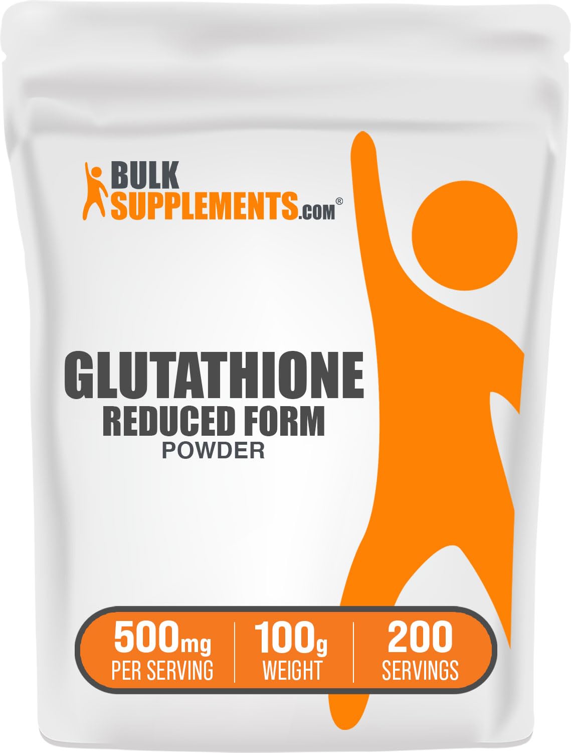 Glutathione Reduced Powder 500mg – Gluten Free | BulkSupplements