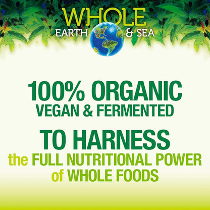 Whole Earth & Sea Organic Fermented Protein & Greens – Vegan Protein, Tropical, 1 lb 7.3 oz | Natural Factors
