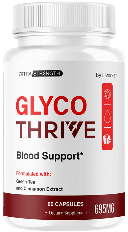 Glyco Thrive Capsules – Official Premium Blood Support (60 Caps)