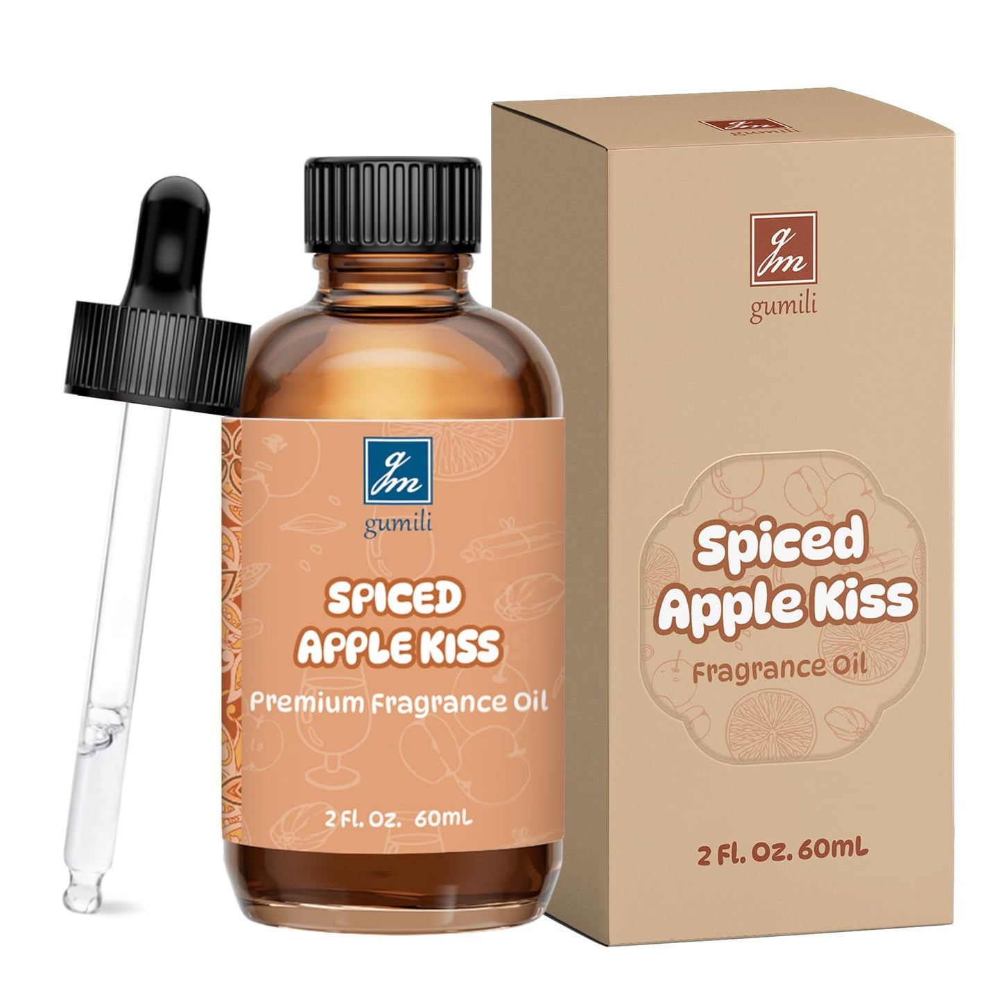 GM Gumili Spiced Apple Kiss Fragrance Oil 2 Oz – Spiced Cider Fall Scent