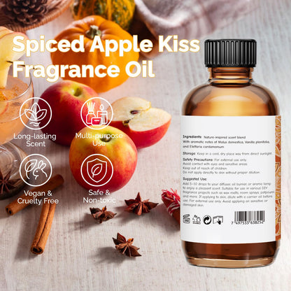 GM Gumili Spiced Apple Kiss Fragrance Oil 2 Oz – Spiced Cider Fall Scent