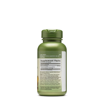 GNC Herbal Plus Senna Leaf Extract 125mg – 100 Capsules | Natural Laxative
