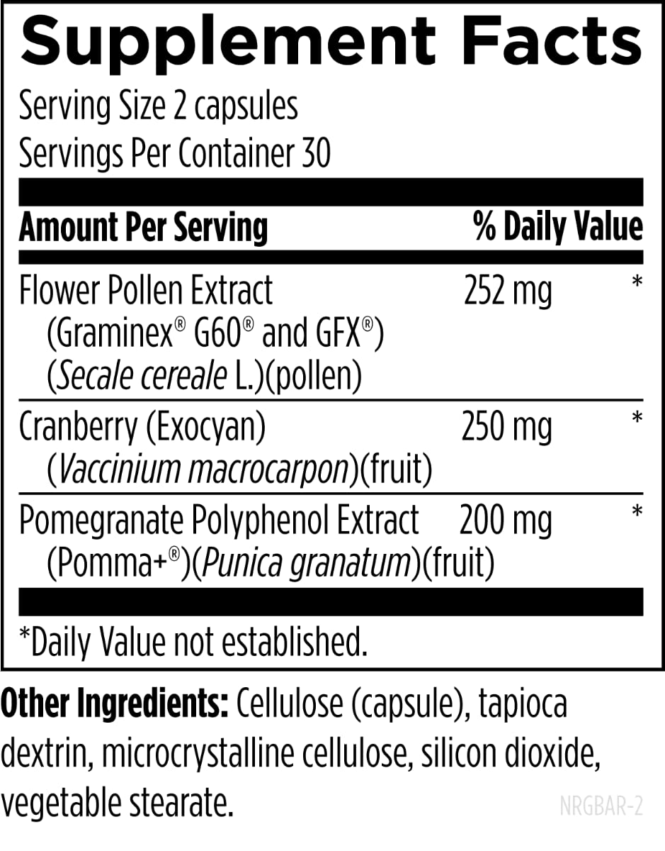 Prostect by Designs for Health – Saw Palmetto-Free Prostate Support for Men (60 Capsules) – Cranberry, Pollen & Pomegranate