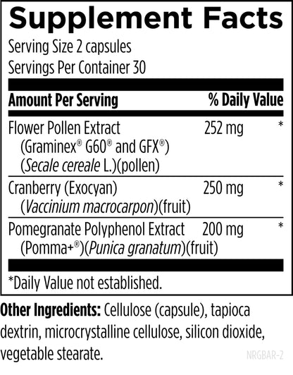 Prostect by Designs for Health – Saw Palmetto-Free Prostate Support for Men (60 Capsules) – Cranberry, Pollen & Pomegranate