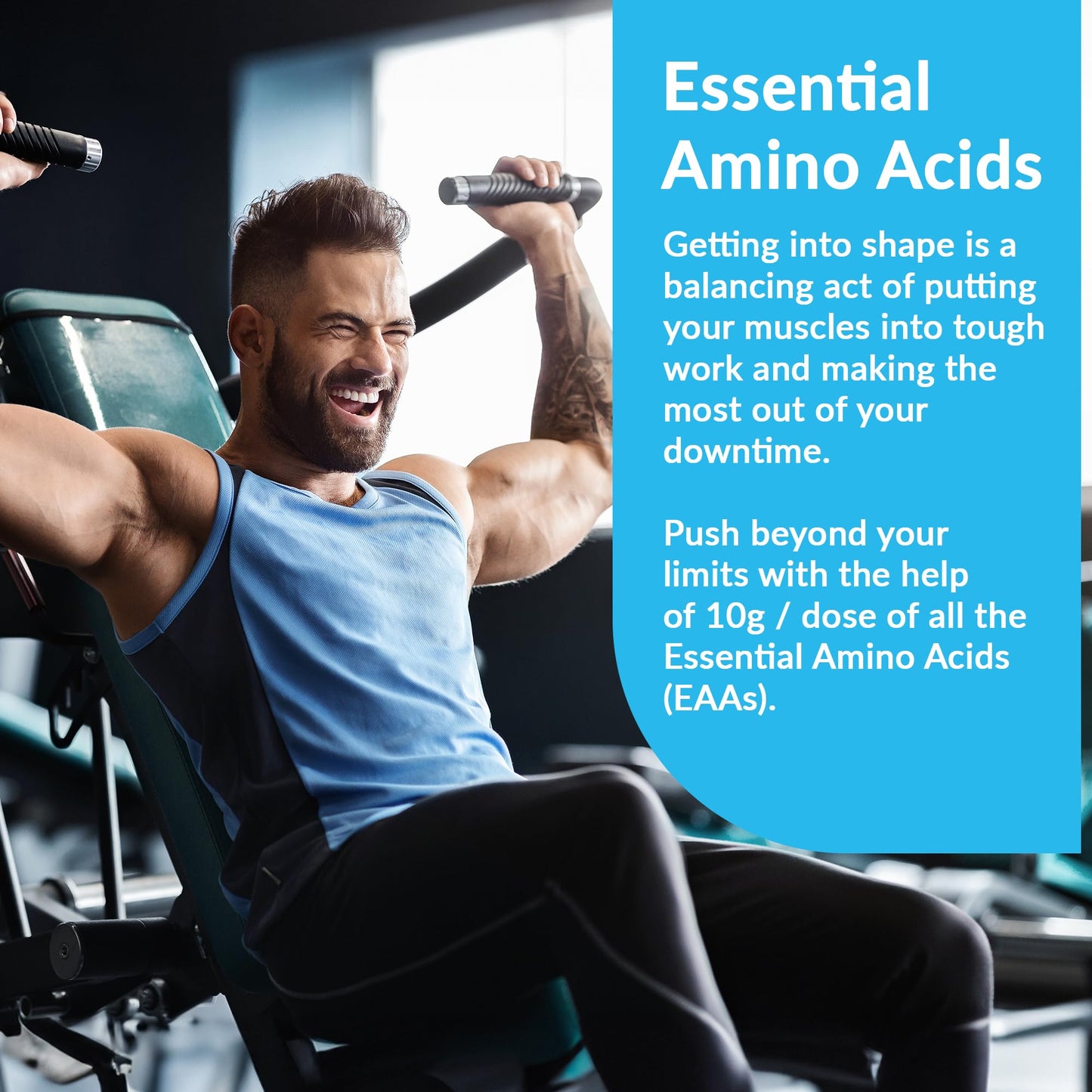 Granite Essential Amino Acids Powder – Green Apple, 30 Servings | Soy-Free & Gluten-Free
